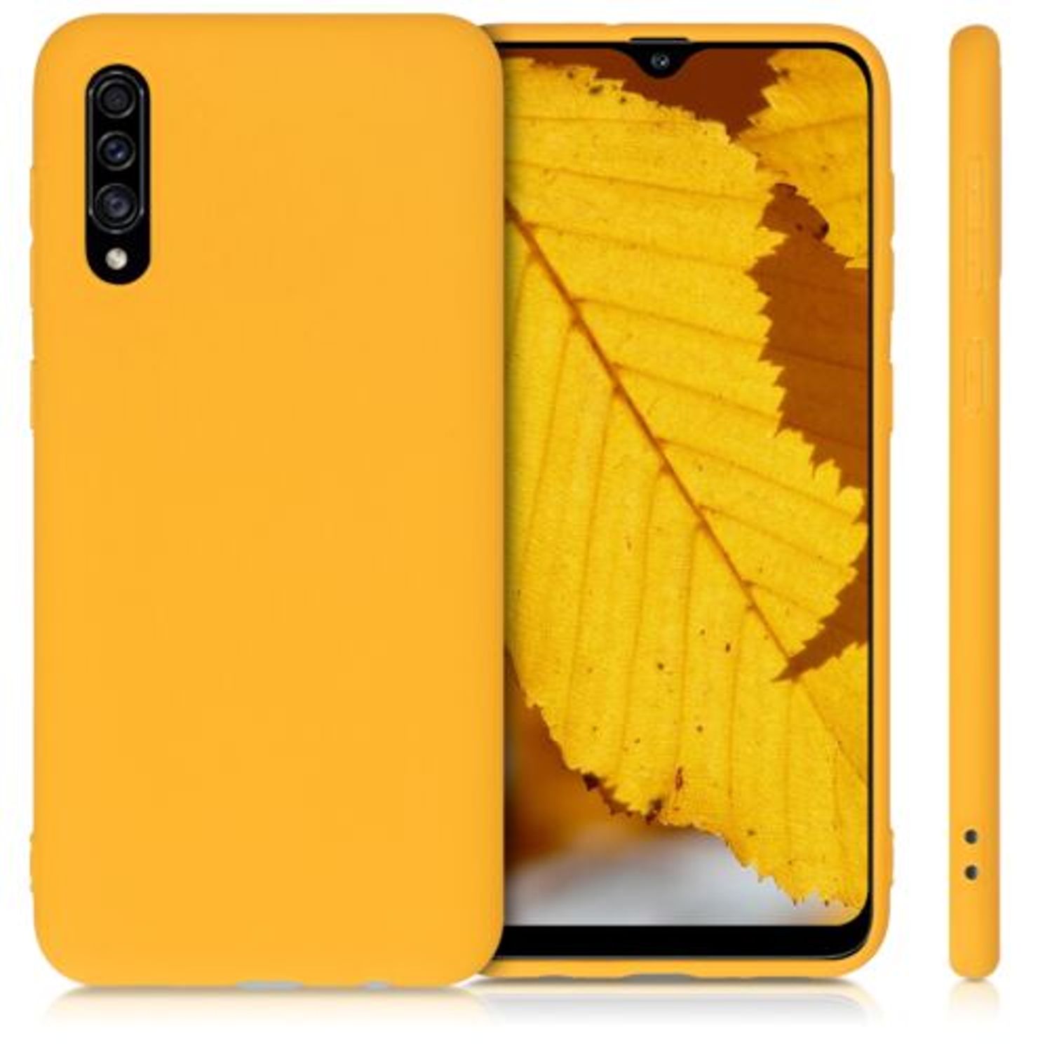 Husa pentru Samsung Galaxy A30s, Silicon, Portocaliu, 50194.180 fotografia produsului View 2 L