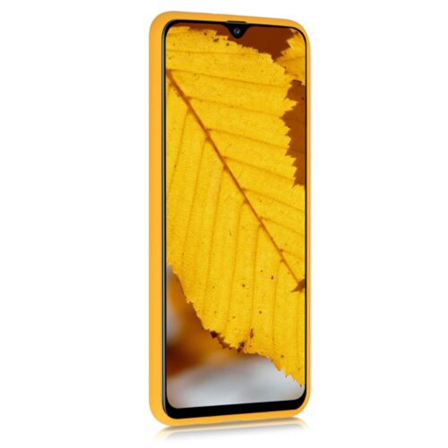 Husa pentru Samsung Galaxy A30s, Silicon, Portocaliu, 50194.180 fotografia produsului View 3 L