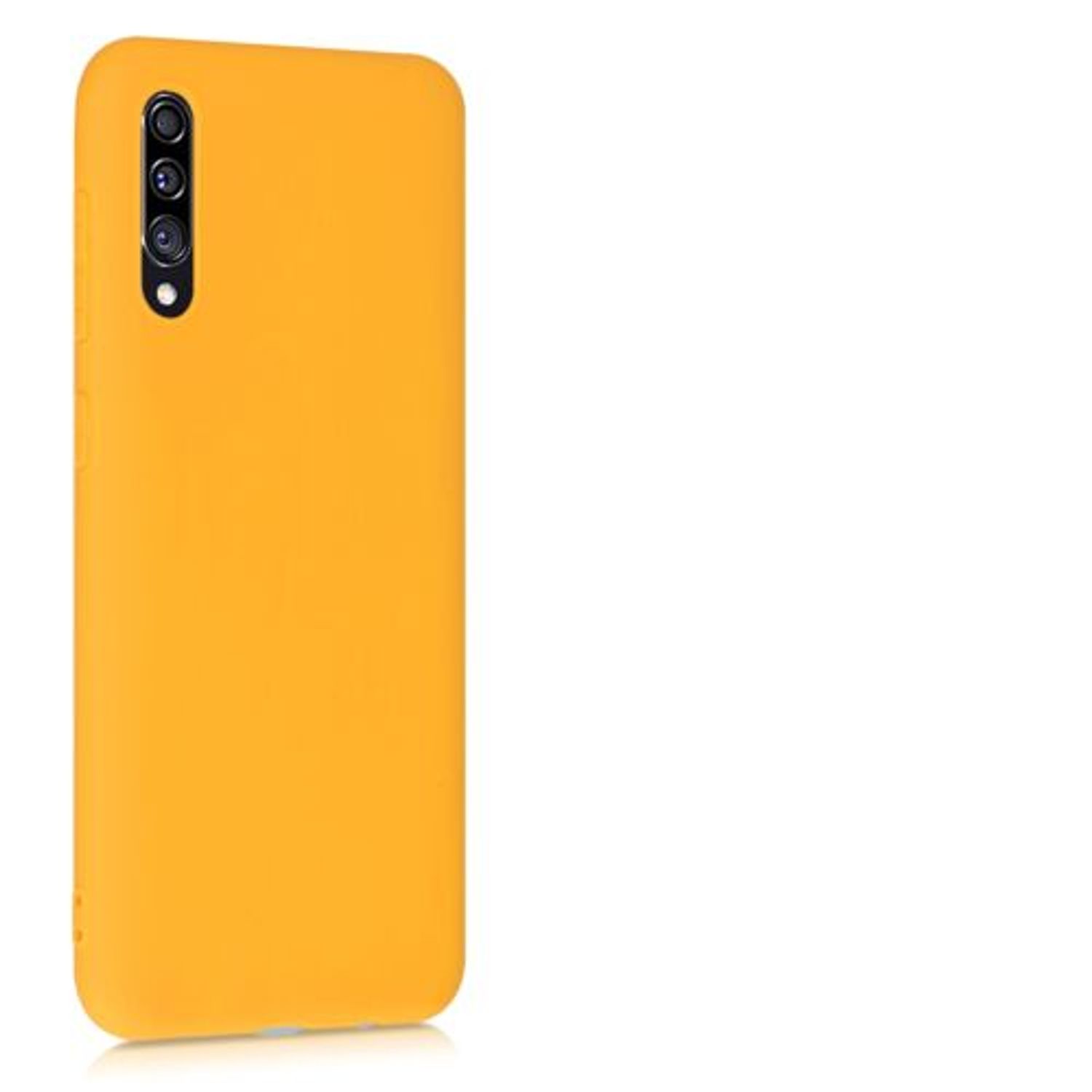Husa pentru Samsung Galaxy A30s, Silicon, Portocaliu, 50194.180 fotografia produsului View 8 L