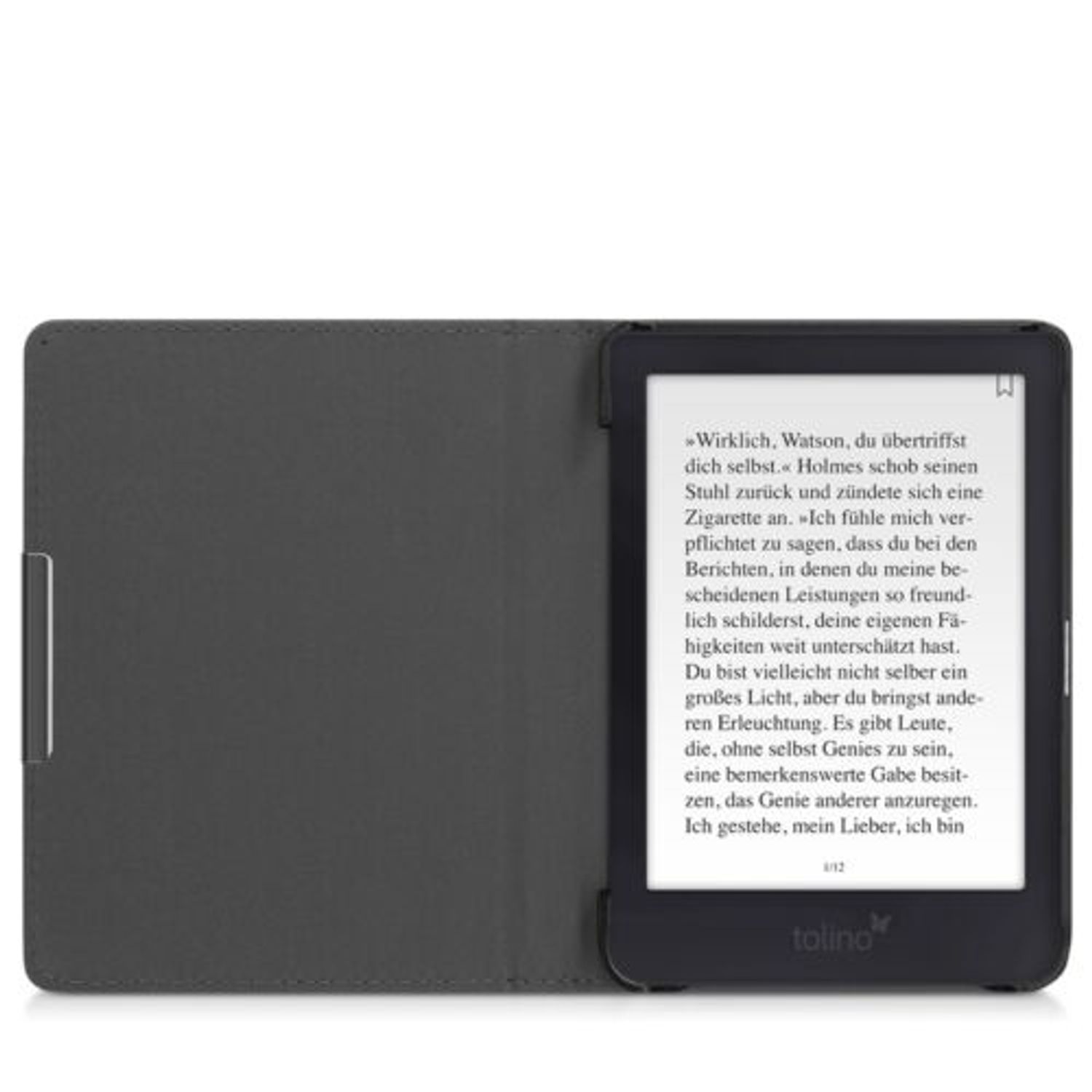 Husa pentru Tolino Shine 3, Textil, Rosu, 46640.02 fotografia produsului View 8 L