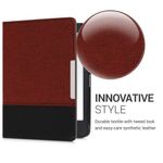 Husa pentru Tolino Shine 3, Textil, Rosu, 46640.02 fotografia produsului View 3 S