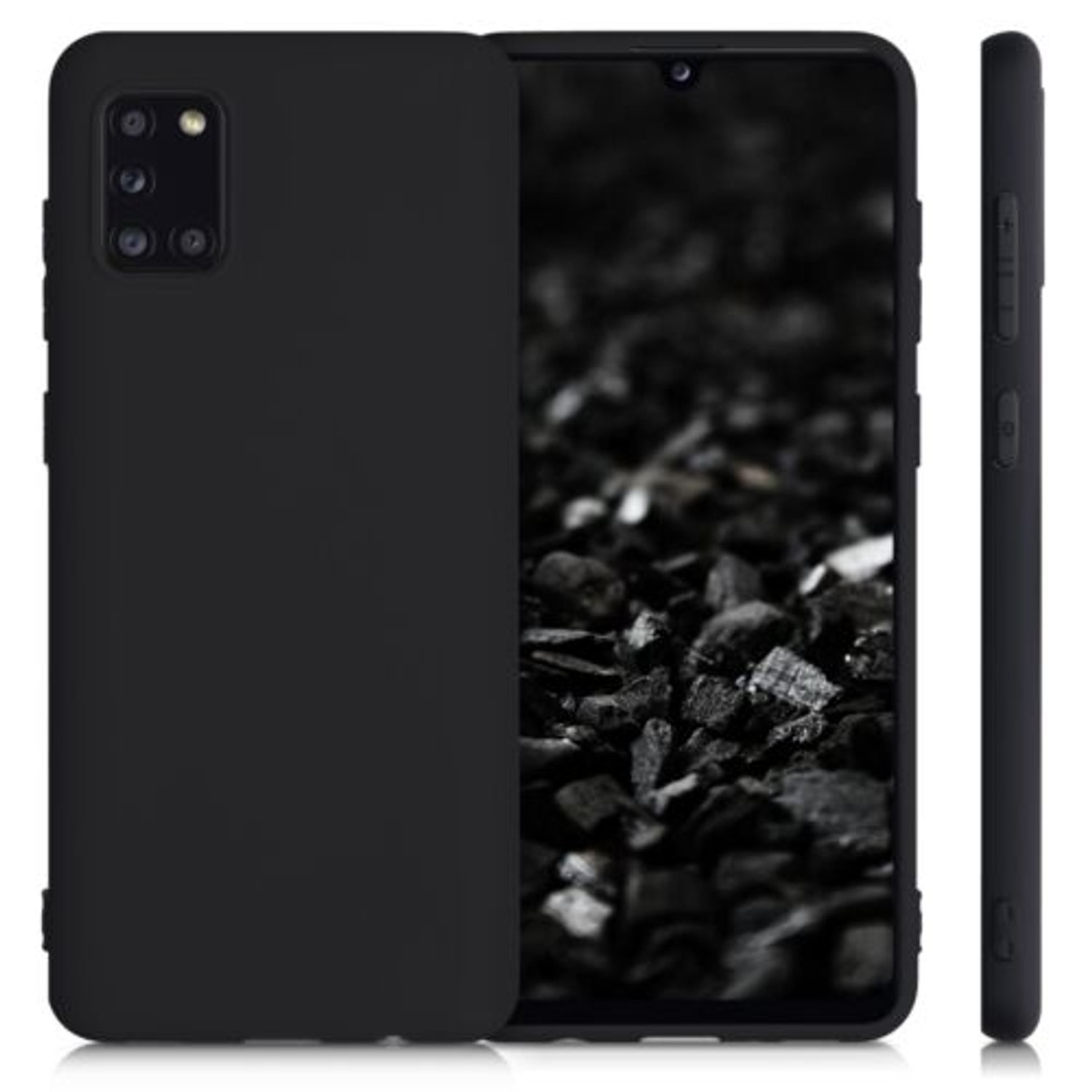 Husa pentru Samsung Galaxy A31, Silicon, Negru, 52936.47 fotografia produsului View 2 L