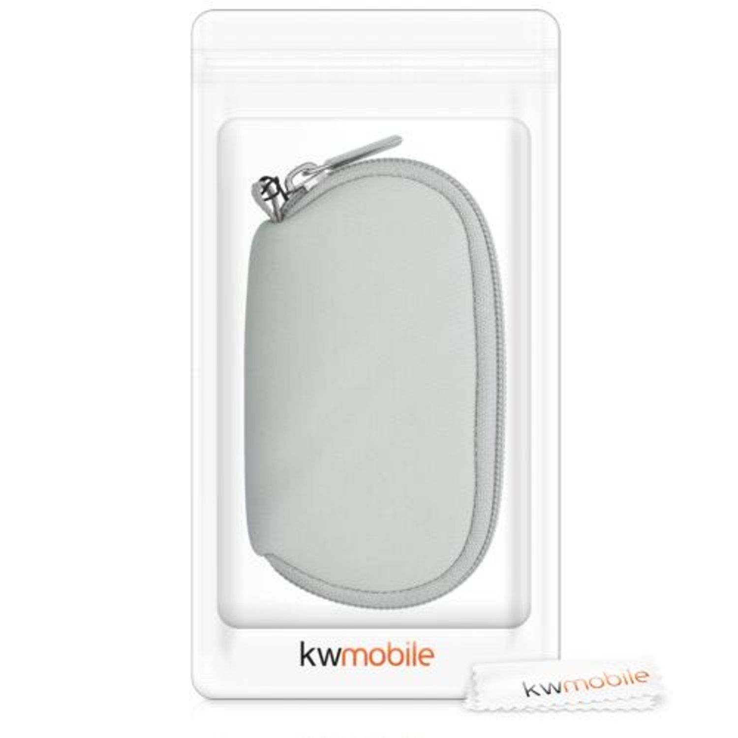 Husa pentru mouse Apple Magic Mouse 2/Magic Mouse 1, Kwmobile, Gri, Neopren, 51117.25 fotografia produsului View 6 L
