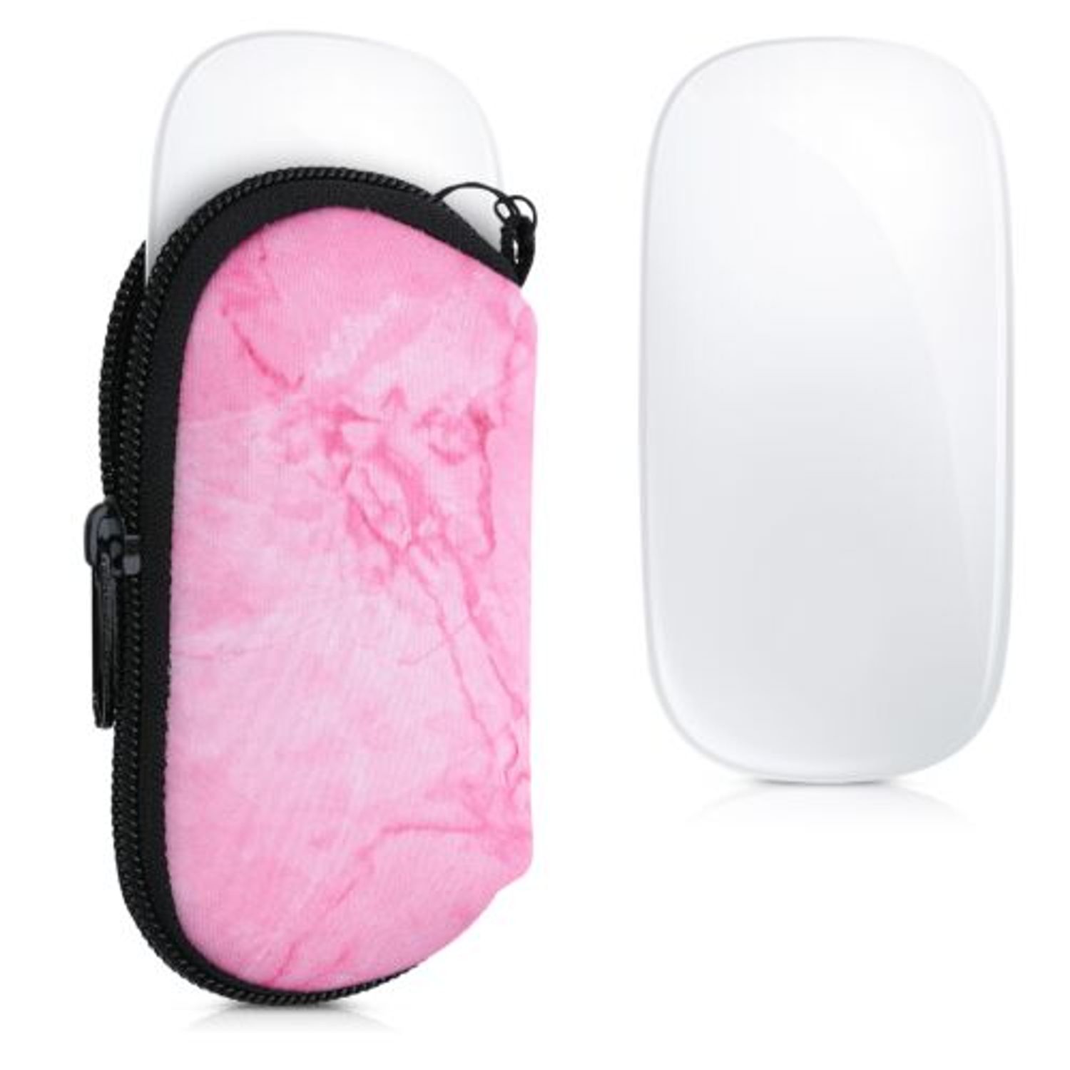 Husa pentru mouse Apple Magic Mouse 2/Magic Mouse 1, Kwmobile, Roz, Neopren, 51118.08 fotografia produsului View 2 L