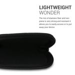 Husa pentru mouse Apple Magic Mouse 2/Magic Mouse 1, Kwmobile, Negru/Alb, Neopren, 51118.01 fotografia produsului View 4 S