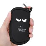 Husa pentru mouse Apple Magic Mouse 2/Magic Mouse 1, Kwmobile, Negru/Alb, Neopren, 51118.01 fotografia produsului View 5 S