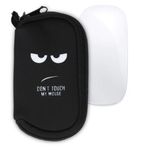 Husa pentru mouse Apple Magic Mouse 2/Magic Mouse 1, Kwmobile, Negru/Alb, Neopren, 51118.01 fotografia produsului