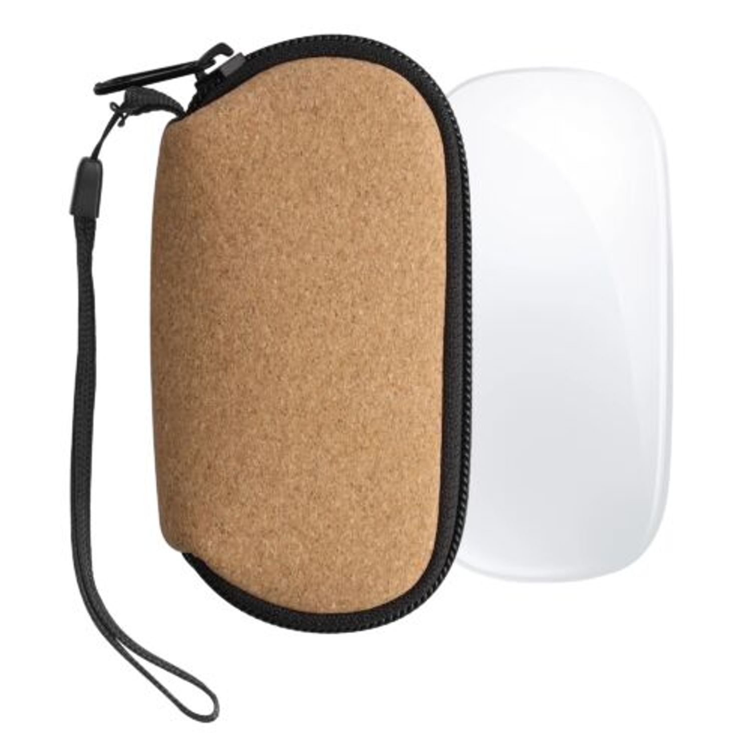 Husa pentru mouse Apple Magic Mouse 2/Magic Mouse 1, Kwmobile, Maro, Pluta, 58898.24 fotografia produsului View 8 L