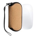 Husa pentru mouse Apple Magic Mouse 2/Magic Mouse 1, Kwmobile, Maro, Pluta, 58898.24 fotografia produsului