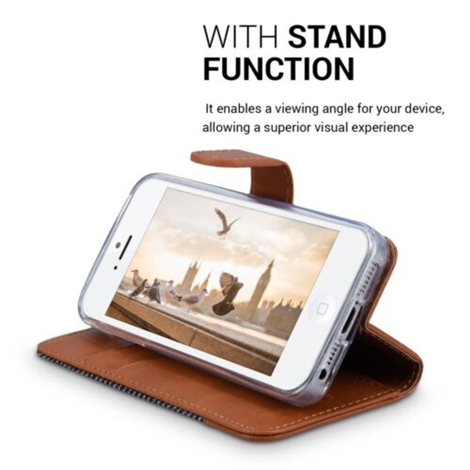 Husa pentru Apple iPhone 5/iPhone 5s/iPhone SE, Textil, Gri, 35222.19 fotografia produsului View 7 L