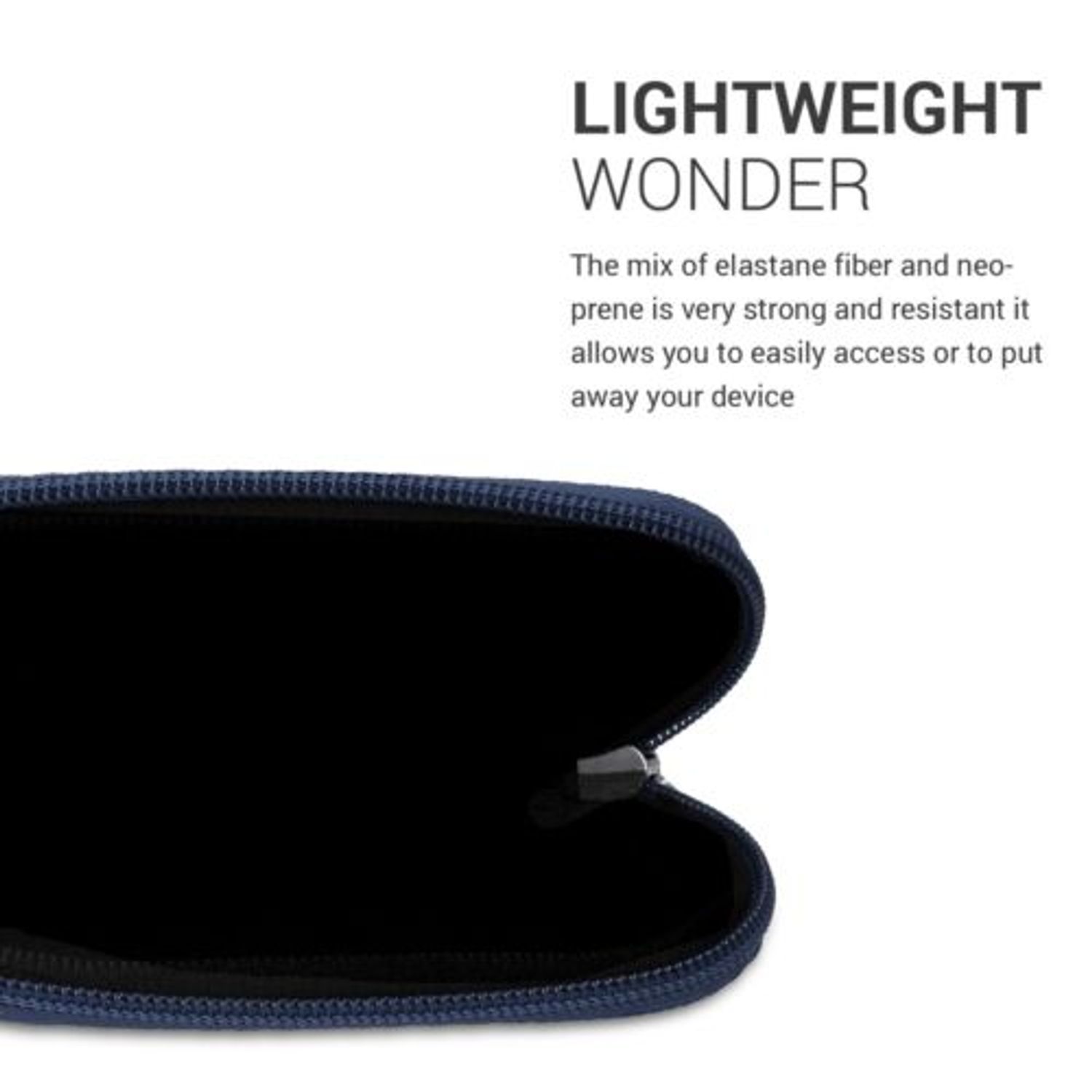 Husa pentru mouse Apple Magic Mouse 2/Magic Mouse 1, Kwmobile, Albastru, Neopren, 51117.17 fotografia produsului View 4 L