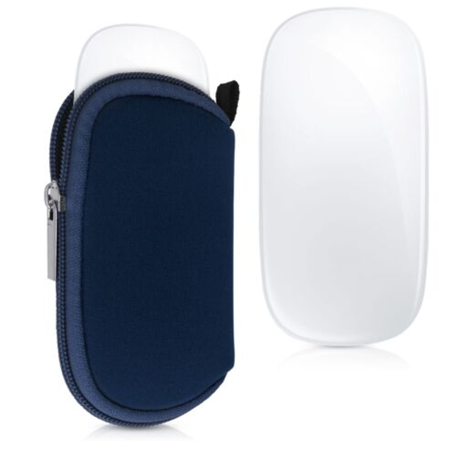 Husa pentru mouse Apple Magic Mouse 2/Magic Mouse 1, Kwmobile, Albastru, Neopren, 51117.17 fotografia produsului View 6 L