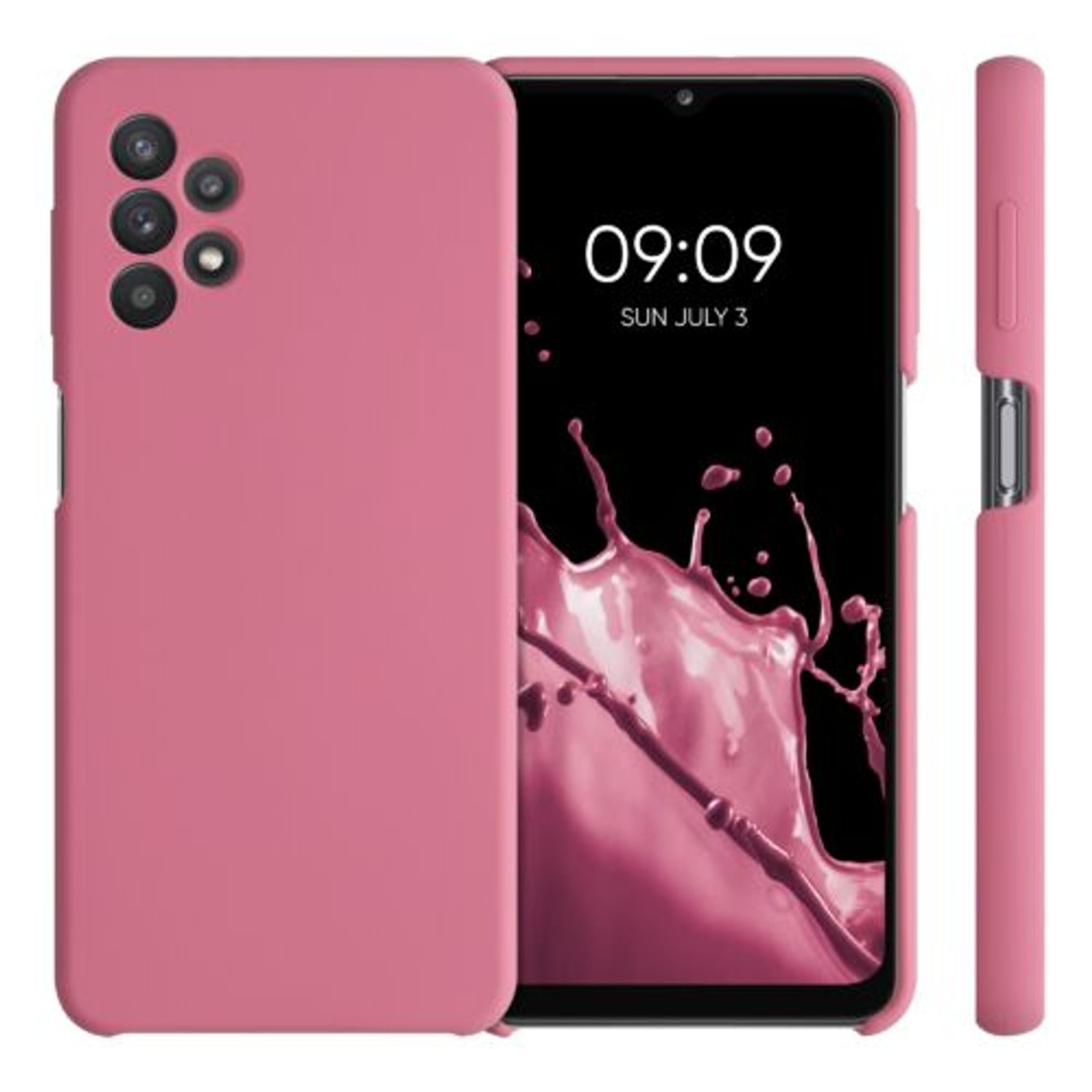Husa pentru Samsung Galaxy A32 5G, Silicon, Roz, 54336.212 fotografia produsului View 2 L