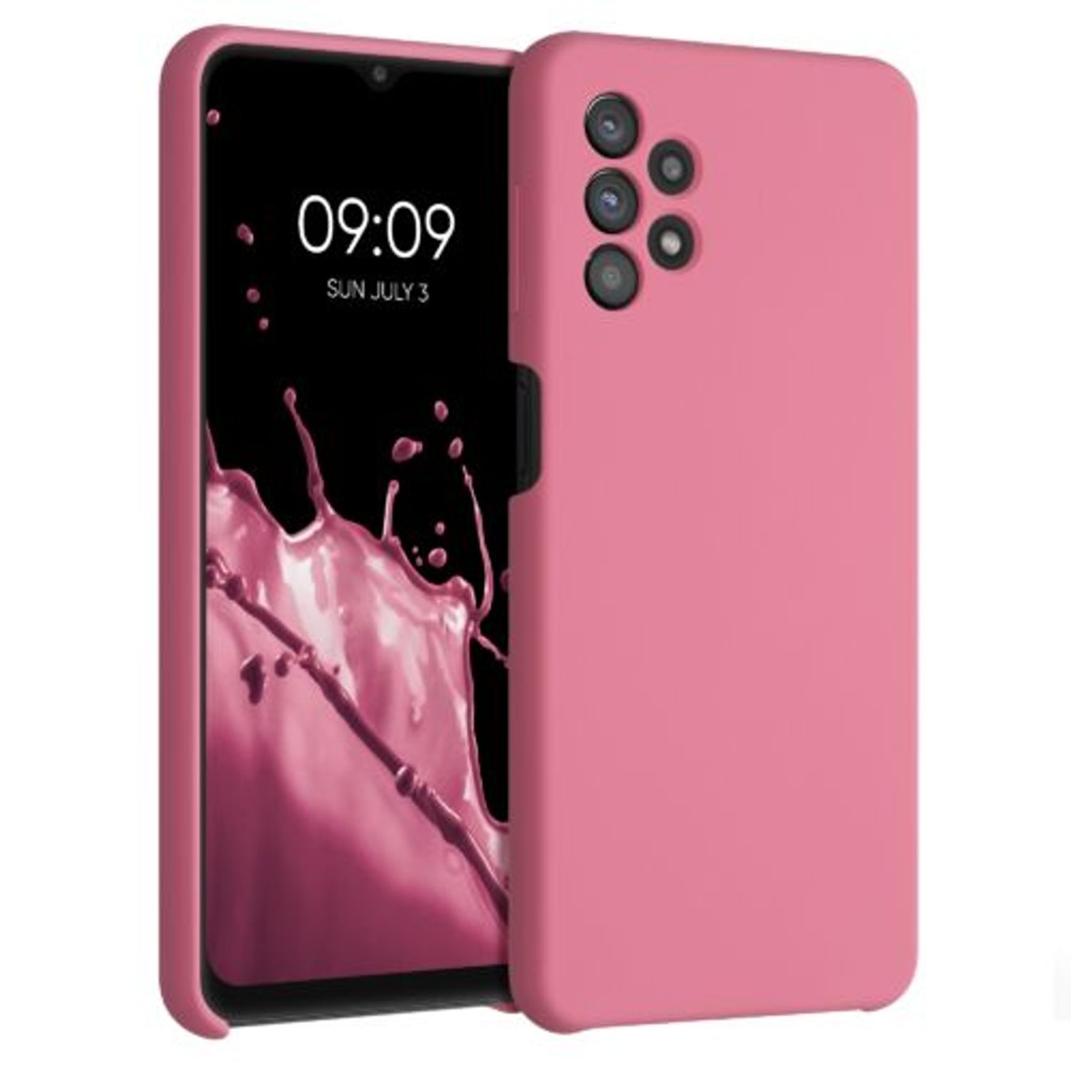 Husa pentru Samsung Galaxy A32 5G, Silicon, Roz, 54336.212 fotografia produsului