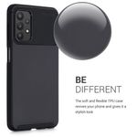 Husa pentru Samsung Galaxy A32 5G, Silicon, Negru, 55254.01 fotografia produsului View 4 S