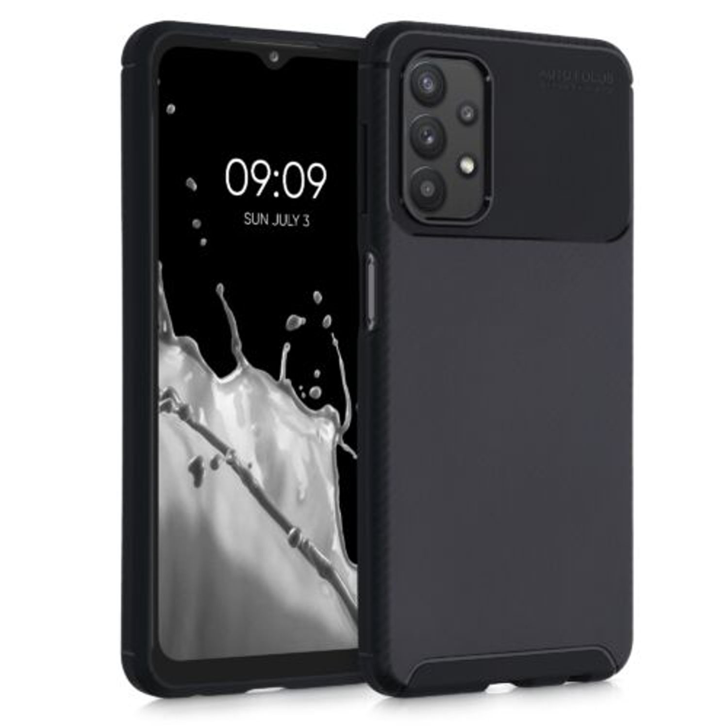Husa pentru Samsung Galaxy A32 5G, Silicon, Negru, 55254.01 fotografia produsului