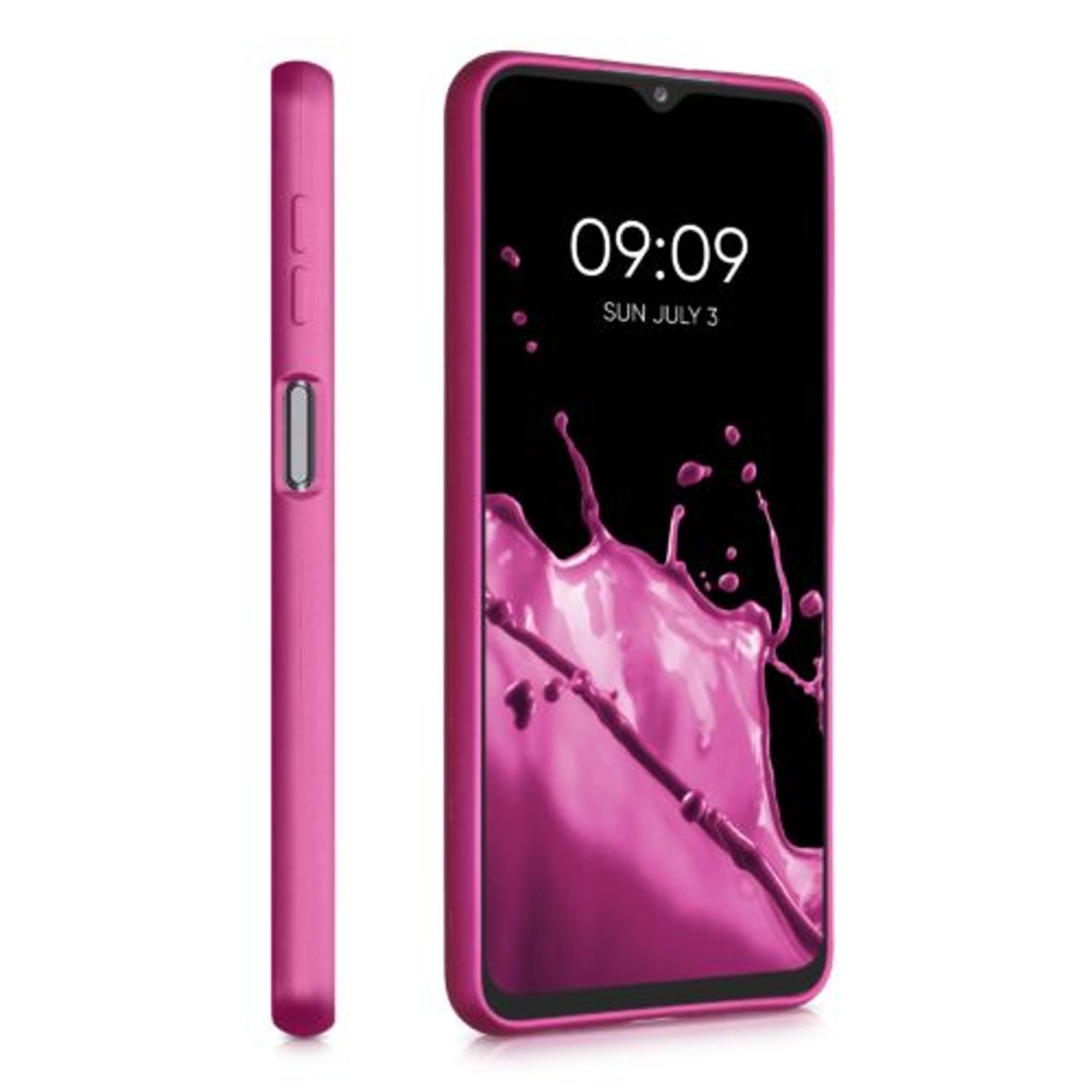 Husa pentru Samsung Galaxy A32 5G, Silicon, Roz, 54329.65 fotografia produsului View 5 L