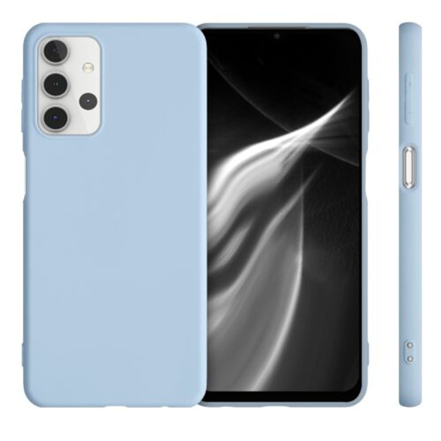 Husa pentru Samsung Galaxy A32 5G, Silicon, Albastru, 54328.58 fotografia produsului View 2 L