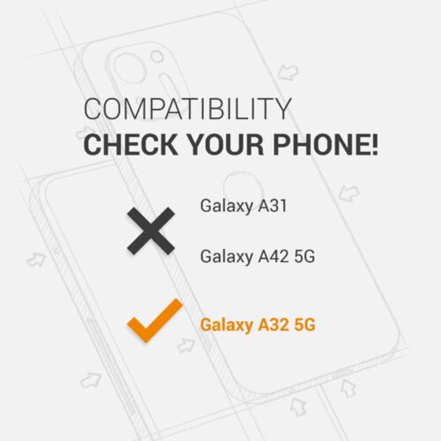 Husa pentru Samsung Galaxy A32 5G, Silicon, Albastru, 54328.58 fotografia produsului View 6 L