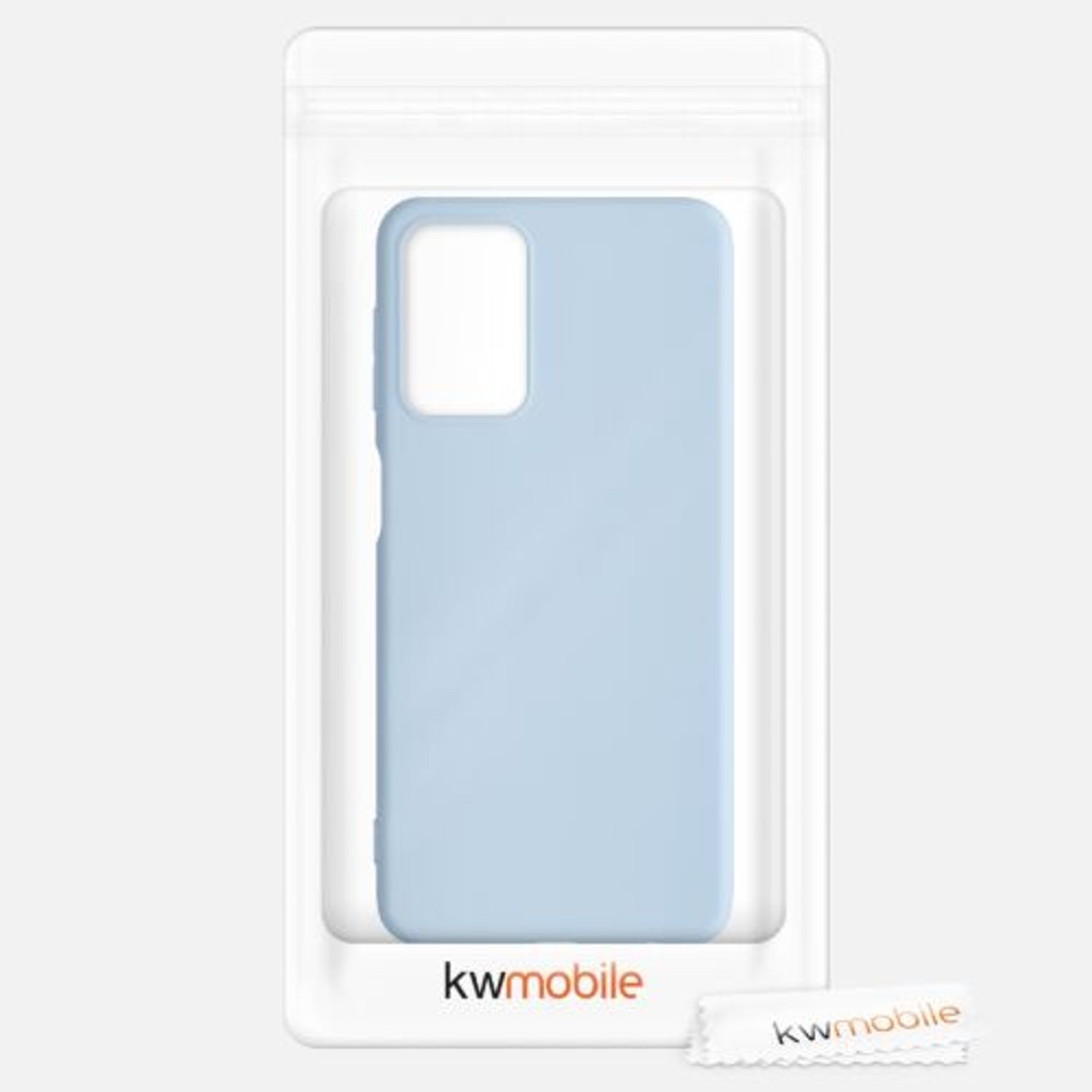 Husa pentru Samsung Galaxy A32 5G, Silicon, Albastru, 54328.58 fotografia produsului View 7 L