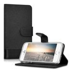 Husa pentru Apple iPhone 5/iPhone 5s/iPhone SE, Textil, Negru, 35222.73 fotografia produsului View 2 S