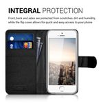 Husa pentru Apple iPhone 5/iPhone 5s/iPhone SE, Textil, Negru, 35222.73 fotografia produsului View 5 S