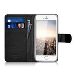 Husa pentru Apple iPhone 5/iPhone 5s/iPhone SE, Textil, Negru, 35222.73 fotografia produsului View 9 S