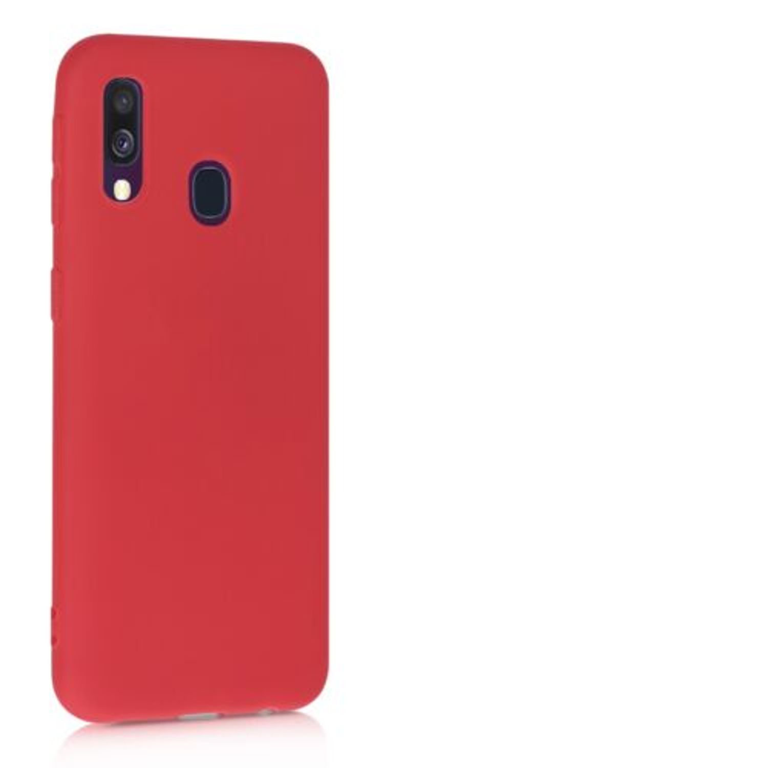 Husa pentru Samsung Galaxy A40, Silicon, Rosu, 48547.51 fotografia produsului View 8 L