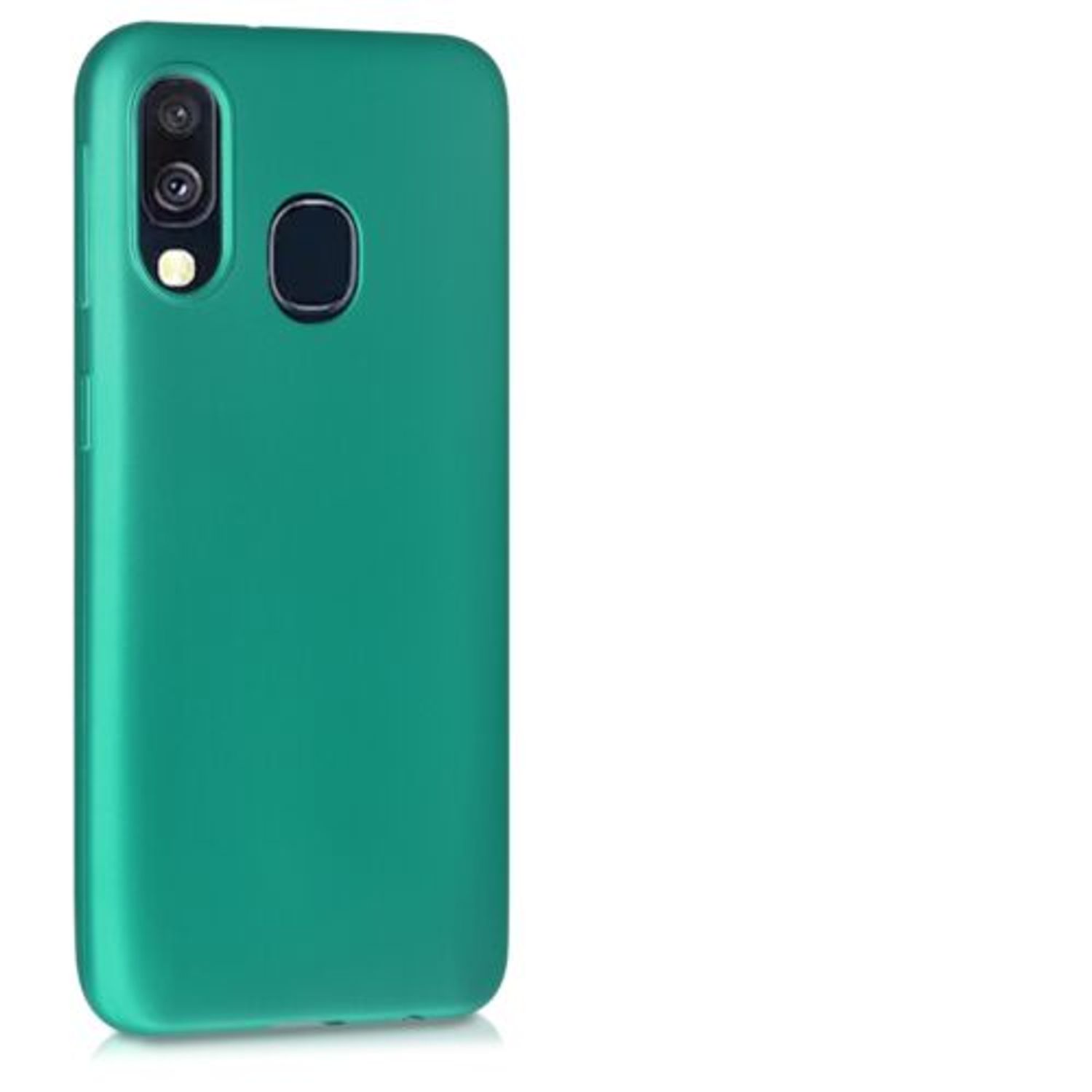 Husa pentru Samsung Galaxy A40, Silicon, Verde, 48546.128 fotografia produsului View 8 L