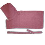 Halat de baie pentru caini Homelevel, M, Roz, Bumbac, 54844.10.2 fotografia produsului View 2 S