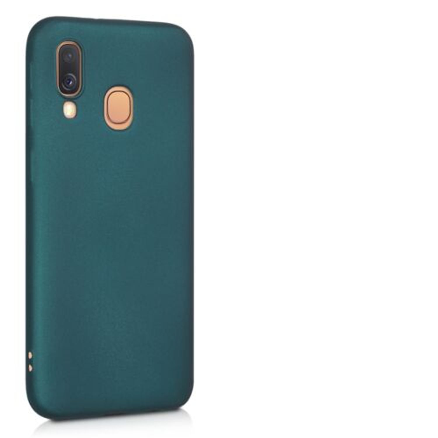 Husa pentru Samsung Galaxy A40, Silicon, Verde, 48546.14 fotografia produsului