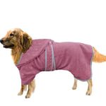 Halat de baie pentru caini Homelevel, M, Roz, Bumbac, 54844.10.2 fotografia produsului View 3 S