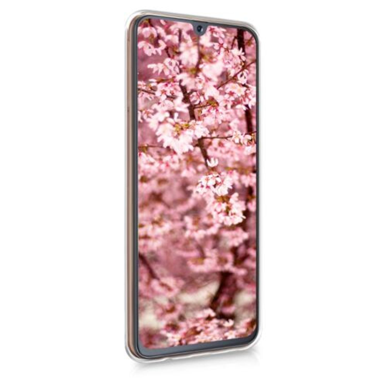 Husa pentru Samsung Galaxy A40, Silicon, Rose Gold, 49217.41 fotografia produsului View 3 L