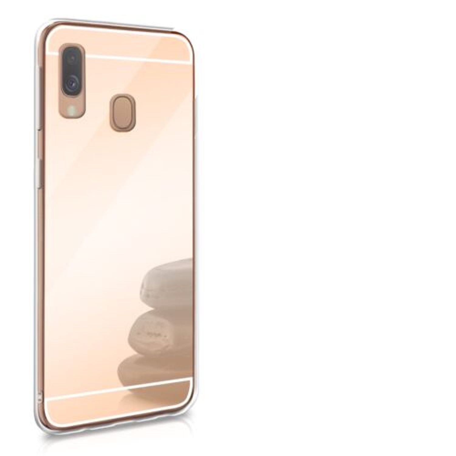 Husa pentru Samsung Galaxy A40, Silicon, Rose Gold, 49217.41 fotografia produsului View 8 L