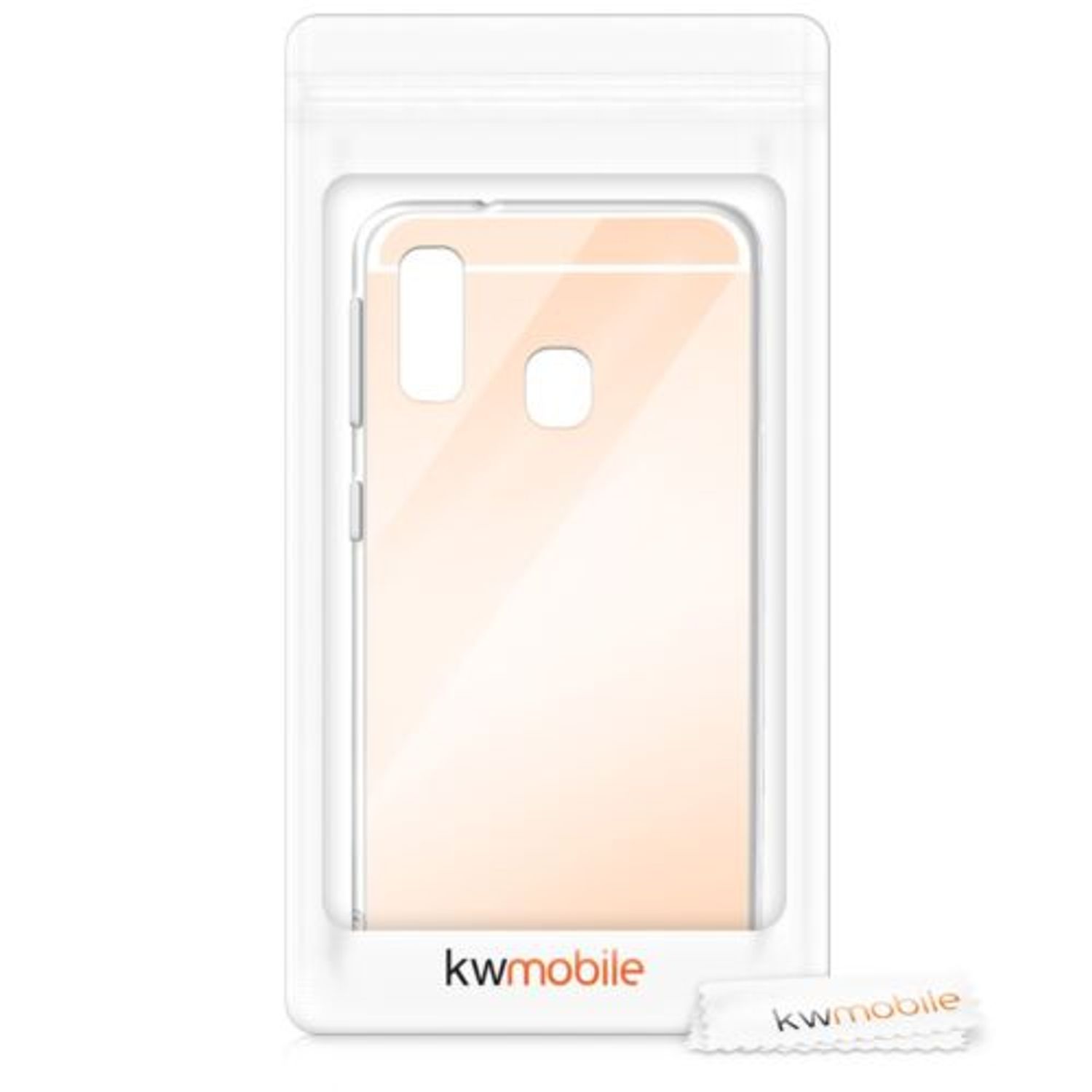 Husa pentru Samsung Galaxy A40, Silicon, Rose Gold, 49217.41 fotografia produsului View 7 L