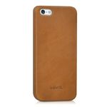 Husa pentru Apple iPhone 5/iPhone 5s/iPhone SE, Piele naturala, Maro, 38962.83 fotografia produsului View 5 S