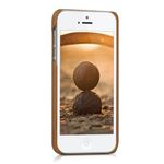 Husa pentru Apple iPhone 5/iPhone 5s/iPhone SE, Piele naturala, Maro, 38962.83 fotografia produsului View 3 S