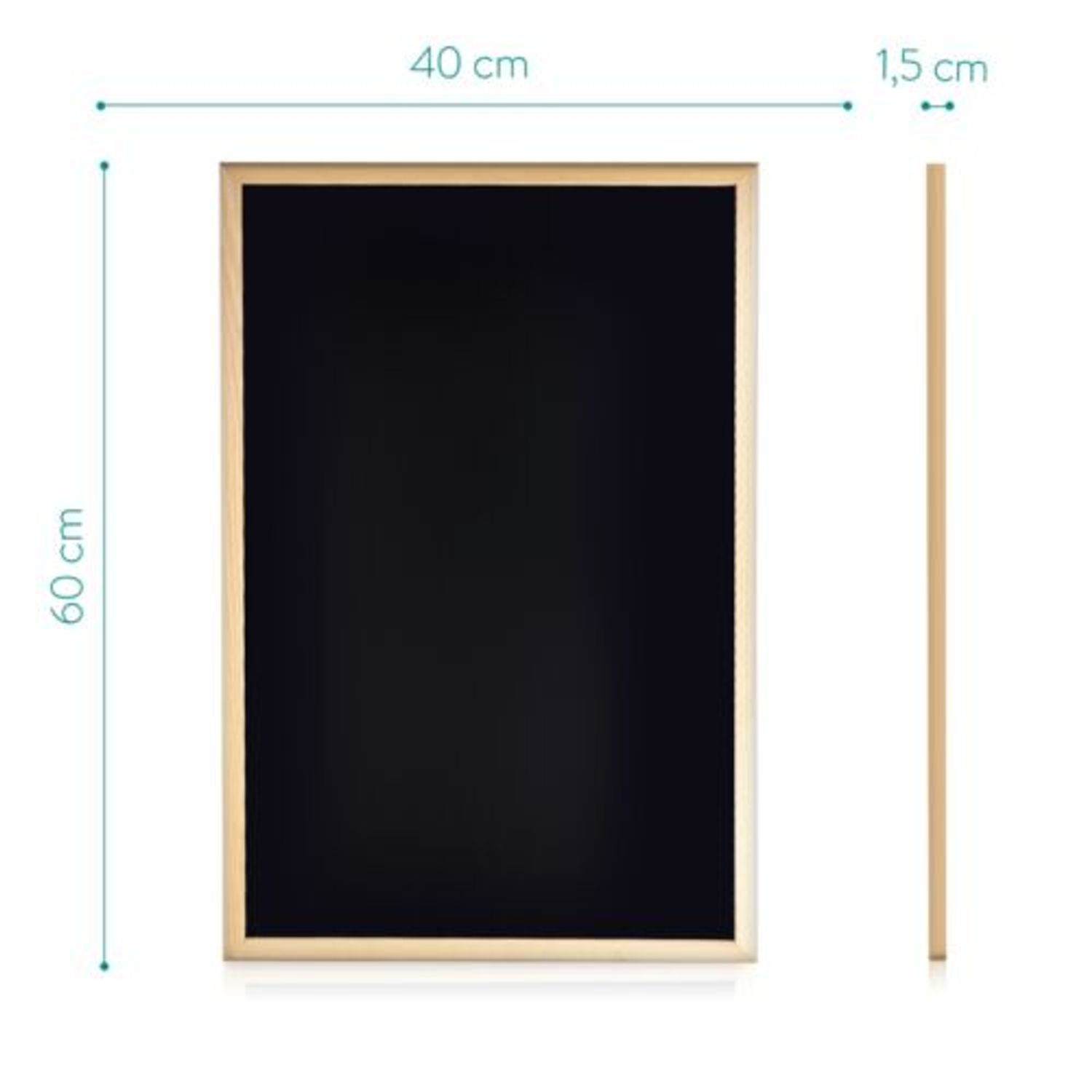 Tabla magnetica combinata cu creta Navaris, 60 x 40 cm, 46082.02 fotografia produsului View 6 L