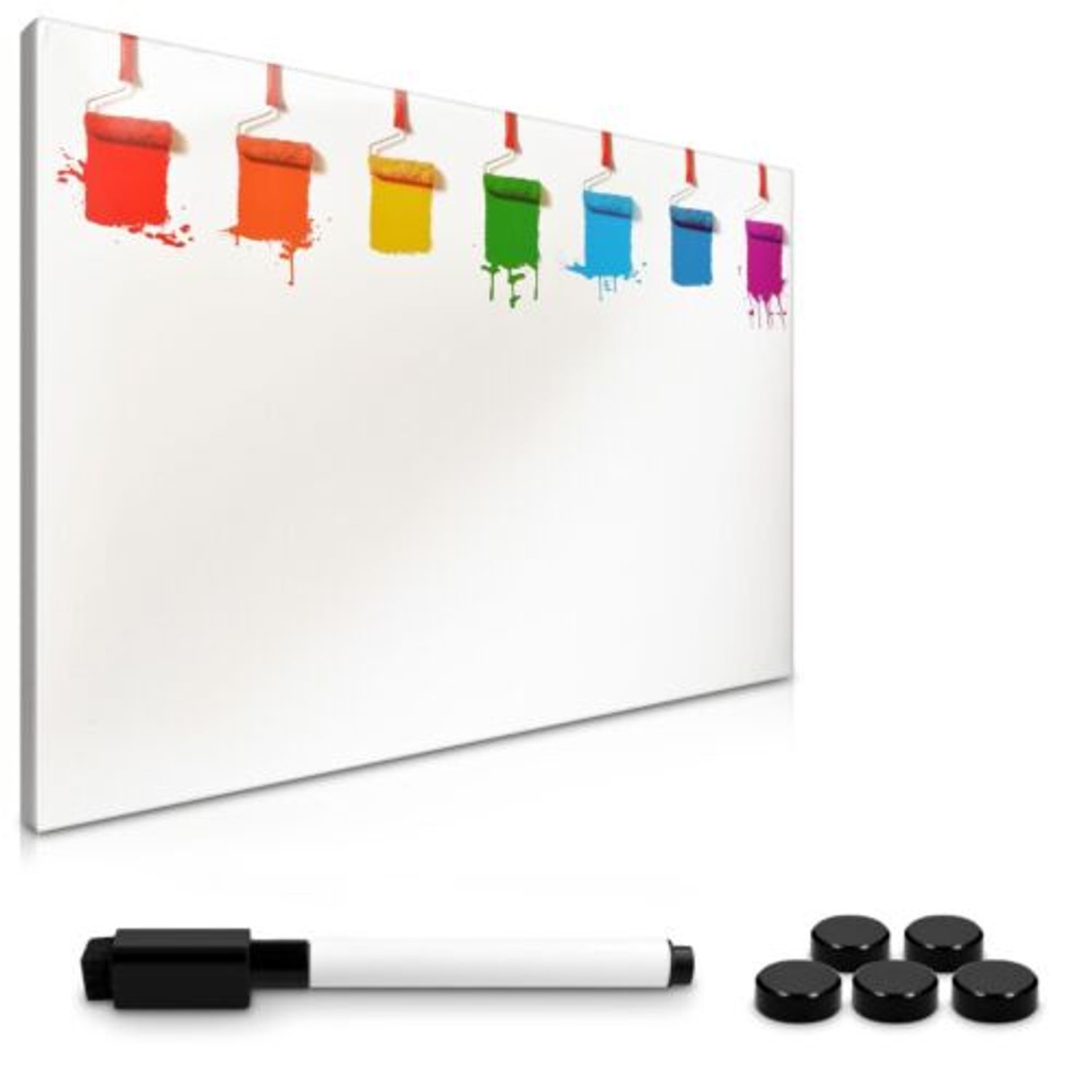 Tabla magnetica Navaris, MDF, 60 x 40 cm, marker, magneti, 45365.03 fotografia produsului