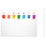 Tabla magnetica Navaris, MDF, 60 x 40 cm, marker, magneti, 45365.03 fotografia produsului View 6 S
