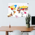 Tabla magnetica Navaris, MDF, 60 x 40 cm, marker, magneti, 45365.07 fotografia produsului View 3 S