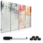 Tabla magnetica Navaris, MDF, 60 x 40 cm, marker, magneti, 41129 fotografia produsului