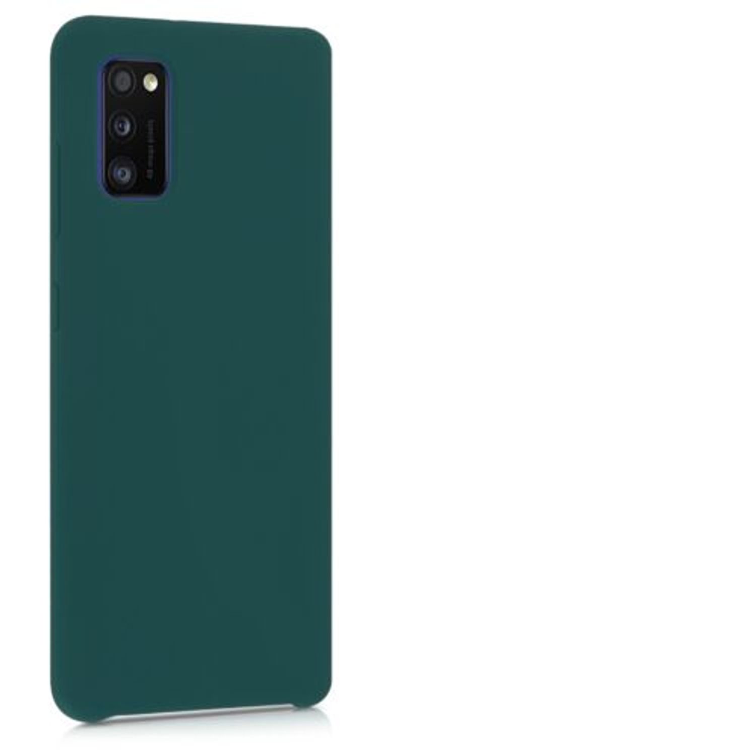 Husa pentru Samsung Galaxy A41, Silicon, Verde, 52301.184 fotografia produsului View 7 L