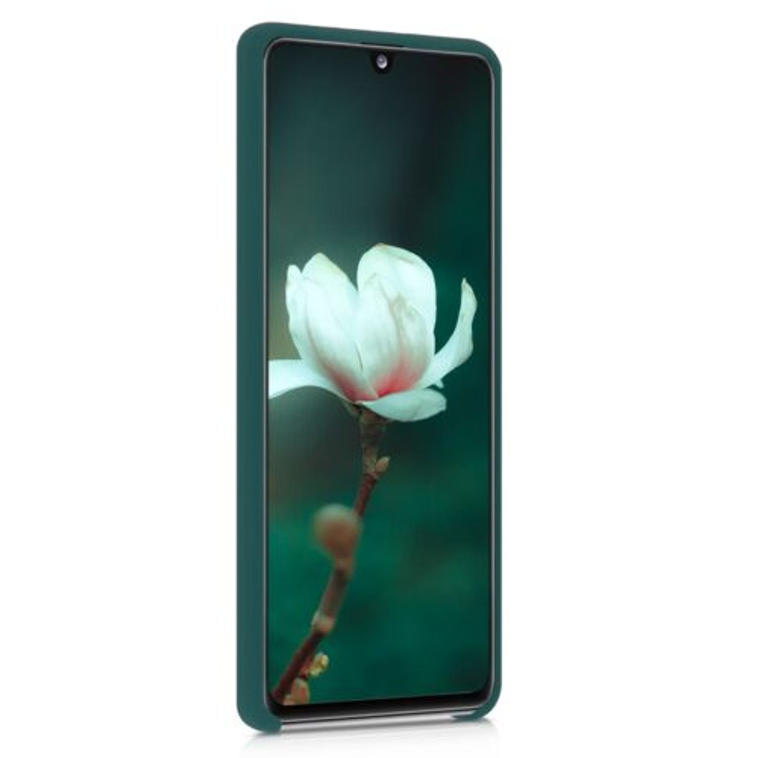 Husa pentru Samsung Galaxy A41, Silicon, Verde, 52301.184 fotografia produsului View 2 L