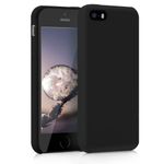 Husa pentru Apple iPhone 5/iPhone 5s/iPhone SE, Silicon, Negru, 42766.01 fotografia produsului