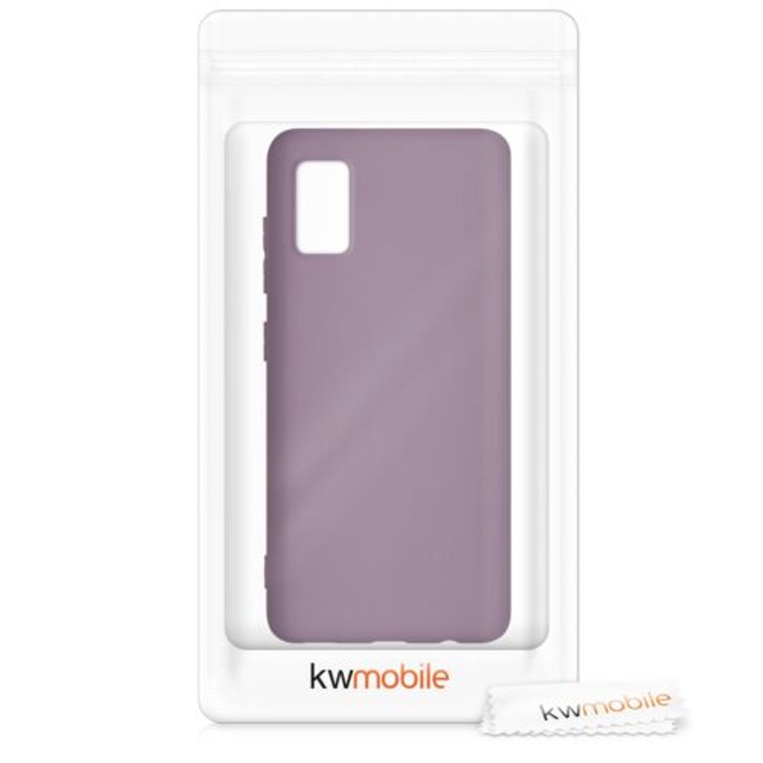 Husa pentru Samsung Galaxy A41, Silicon, Mov, 52251.181 fotografia produsului View 7 L