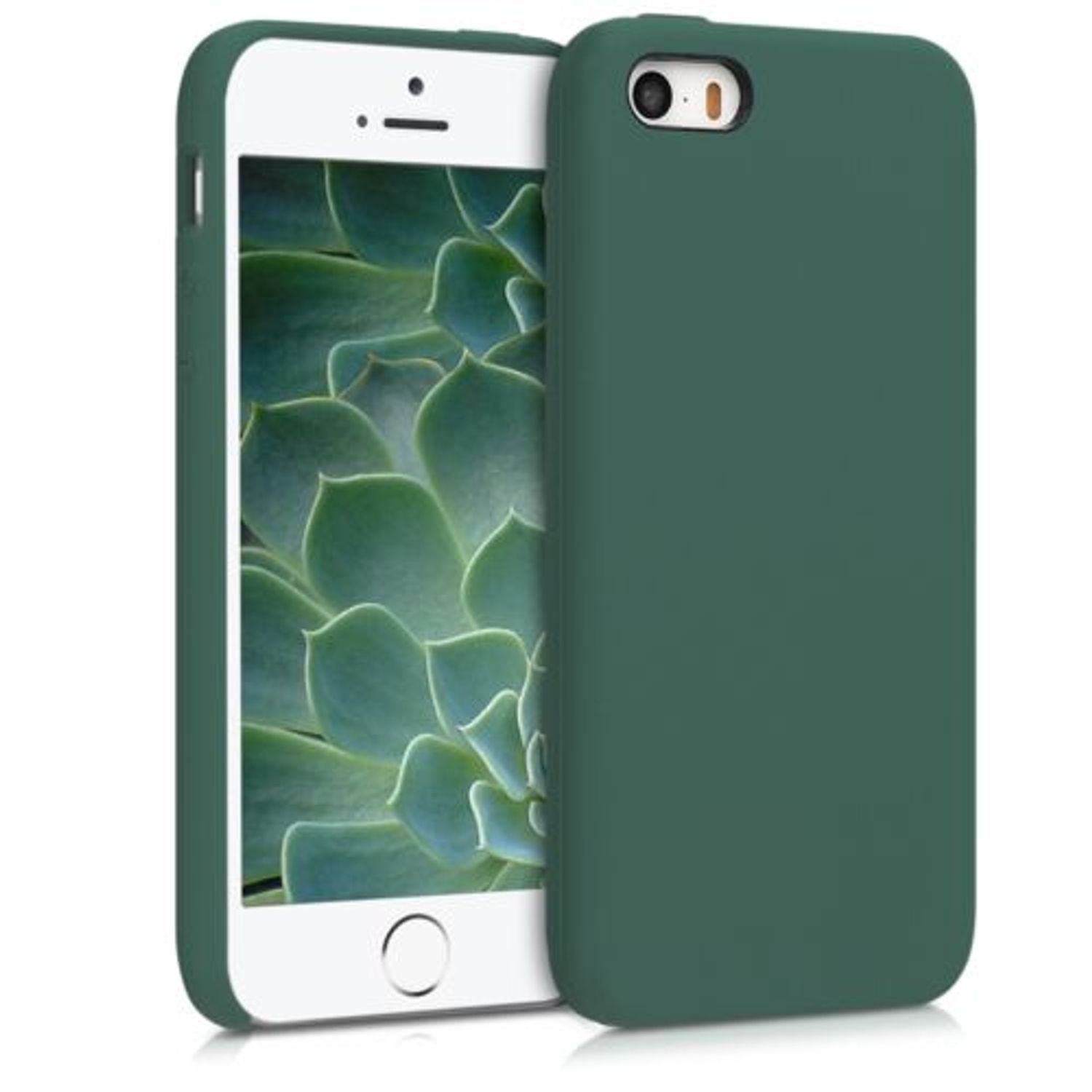Husa pentru Apple iPhone 5/iPhone 5s/iPhone SE, Silicon, Verde, 42766.166 fotografia produsului