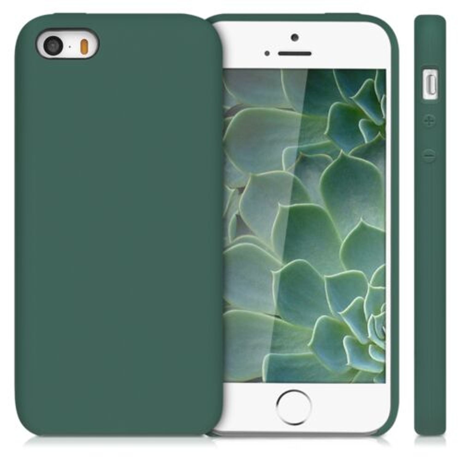 Husa pentru Apple iPhone 5/iPhone 5s/iPhone SE, Silicon, Verde, 42766.166 fotografia produsului View 2 L