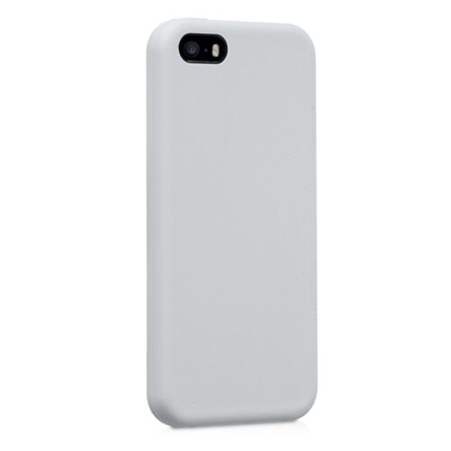 Husa pentru Apple iPhone 5/iPhone 5s/iPhone SE, Silicon, Gri, 42766.70 fotografia produsului View 4 L