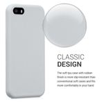 Husa pentru Apple iPhone 5/iPhone 5s/iPhone SE, Silicon, Gri, 42766.70 fotografia produsului View 7 S